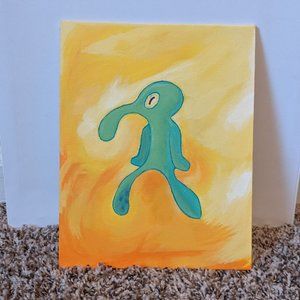 Bold and Brash Portrait Squidward Spongebob